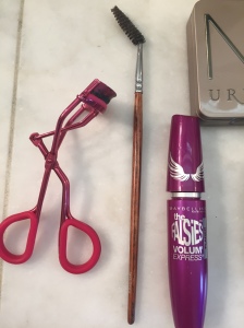 Maybelline Mascara, Eyebrow Brush, and Eyelash Curler